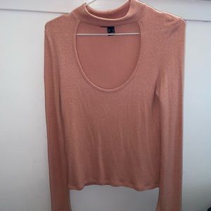 Cut out long sleeve